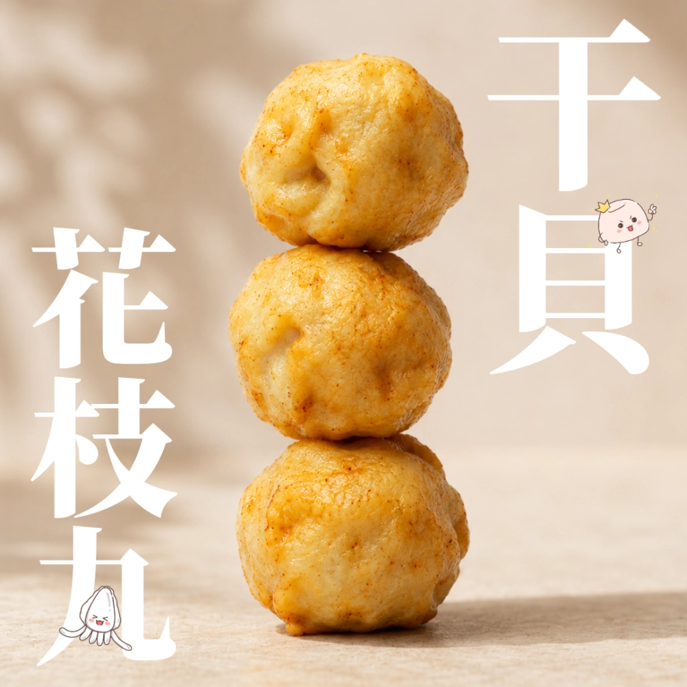 干貝花枝丸